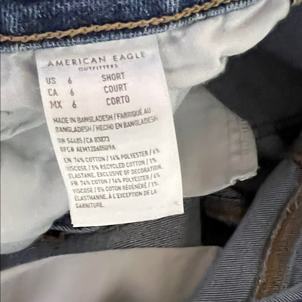 American Eagle Outfitters Blue Women Mom Jean - Picture 4 of 7